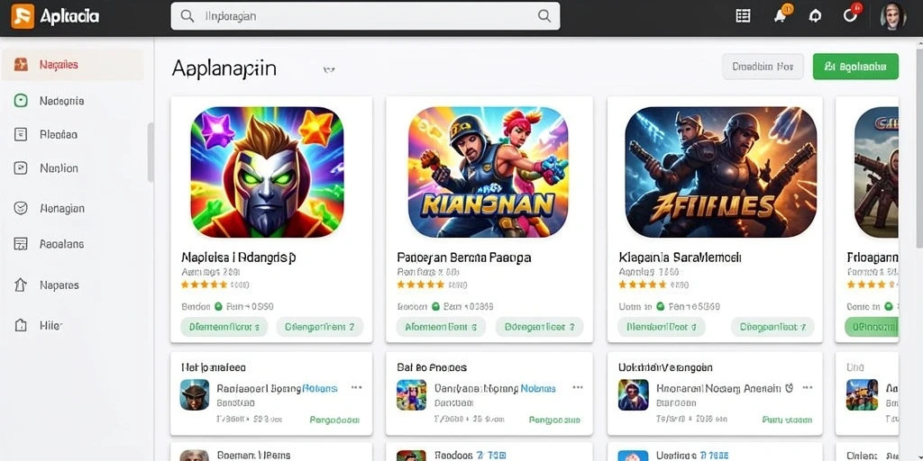 Screenshot menampilkan antarmuka permainan yang menarik dan intuitif.