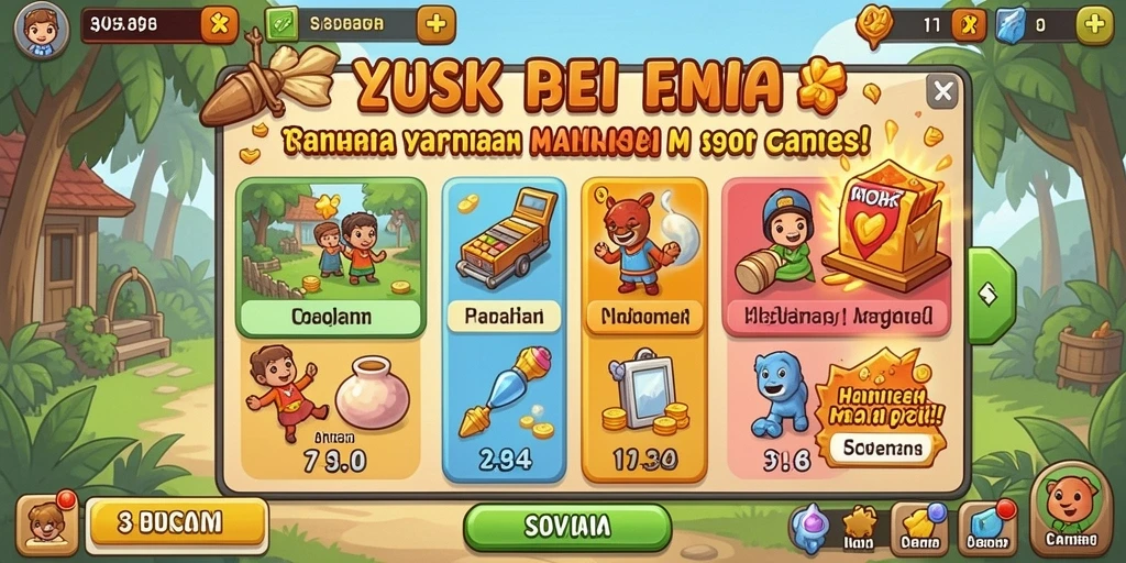 Tangkapan layar tampilan awal game COO77 yang menawan.