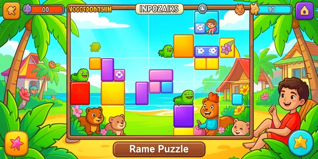 Tampilan awal game yang menarik dan memikat.