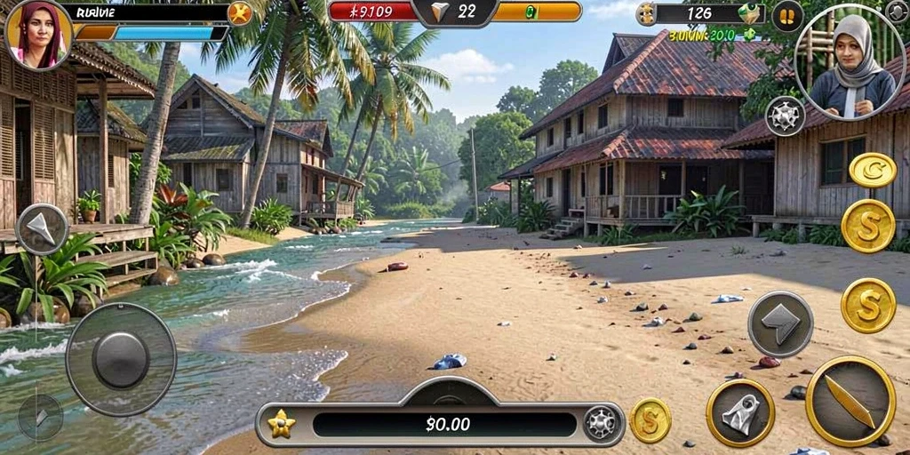 Tampilan gameplay yang seru dan menarik.