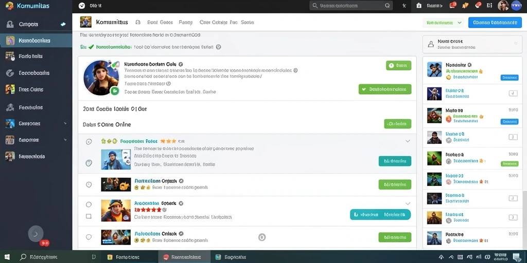 Screenshot menunjukkan tampilan awal permainan yang menarik.