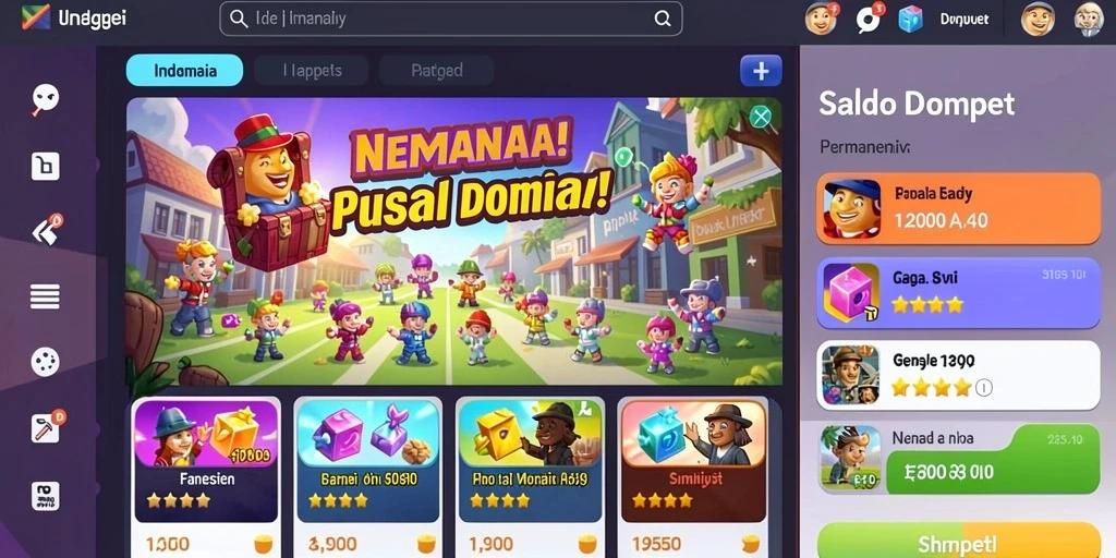 Tangkapan layar menunjukkan karakter utama dalam aksi.