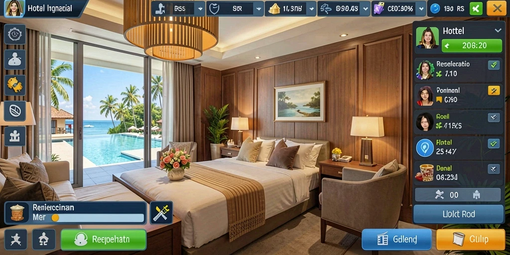 Tampilan antarmuka HOMETOGEL yang menarik dan user-friendly.