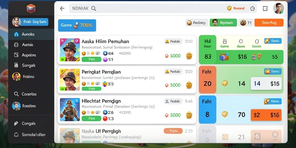 Tampilan utama IDRKING dengan karakter yang siap beraksi.