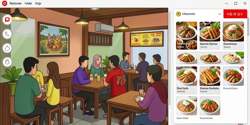 Tampilan antarmuka yang ramah pengguna.