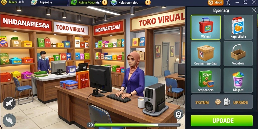 Tampilan antarmuka yang menarik dan user-friendly.