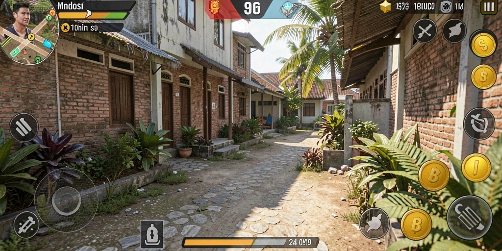 Tampilan utama SENIOR4D dengan pilihan permainan yang menarik.
