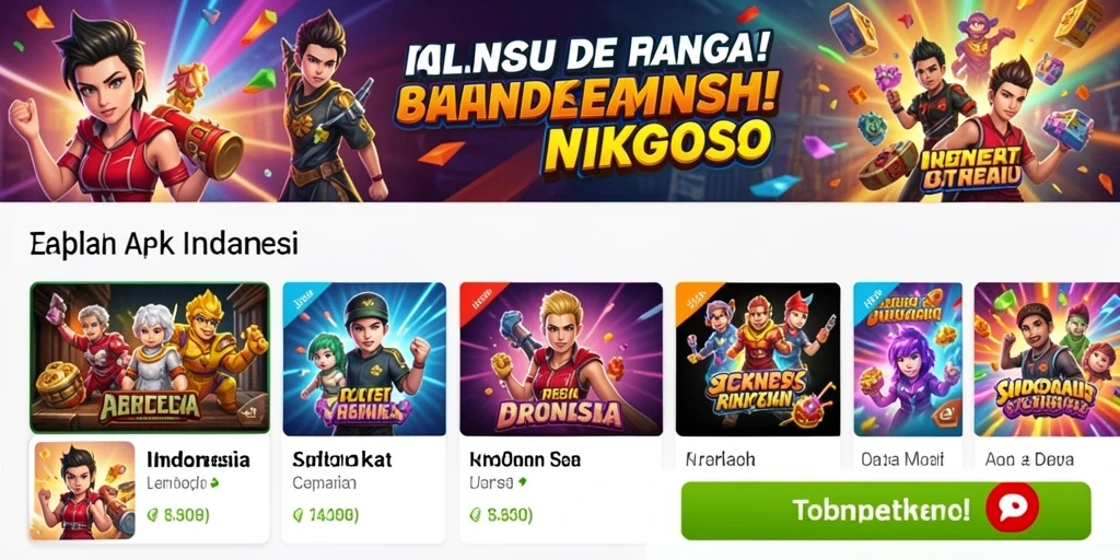 Tampilan menu utama yang menarik dan intuitif.